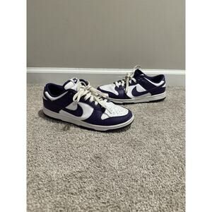 Size 8.5- Nike Dunk Low Retro Court Purple